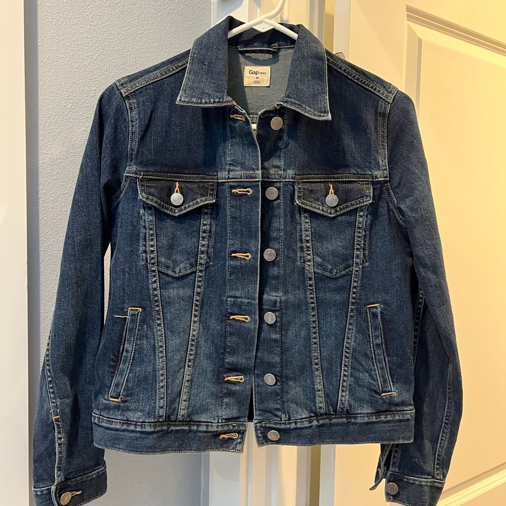GAP Dark Wash Denim Jacket